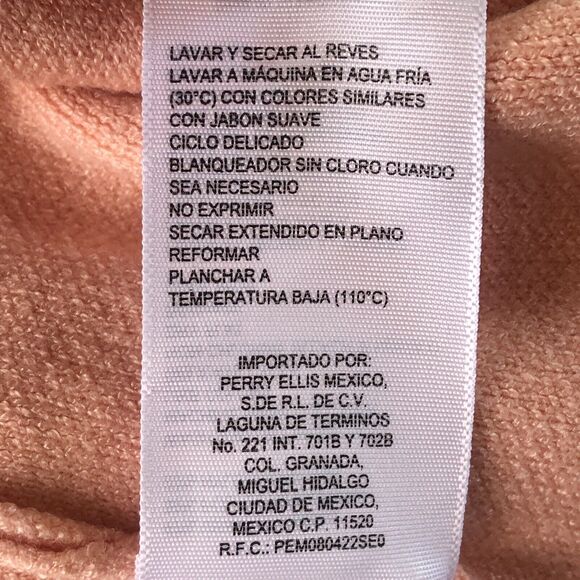 Rafaela Peach Open Front Cardigan Duster Rolled Sleeves - Picture 8 of 13